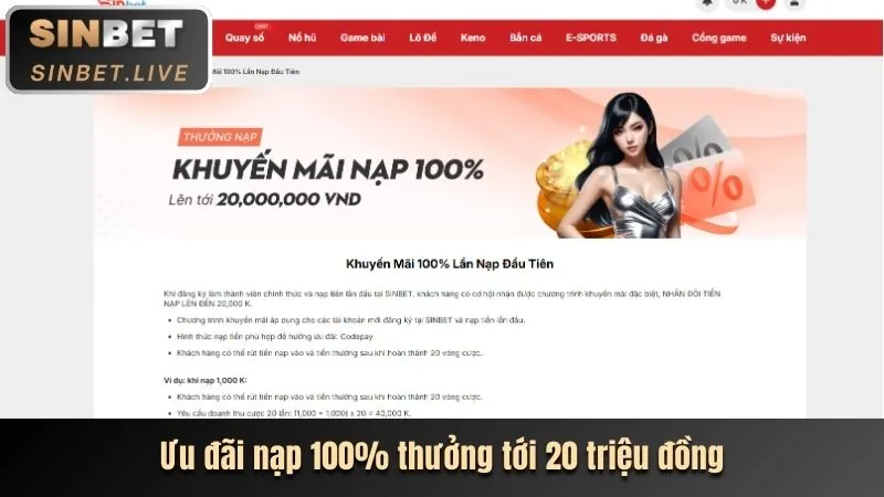 Ưu đãi nạp tiền lần đầu tại iwin68 club